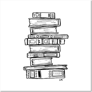Stack of Books Posters and Art